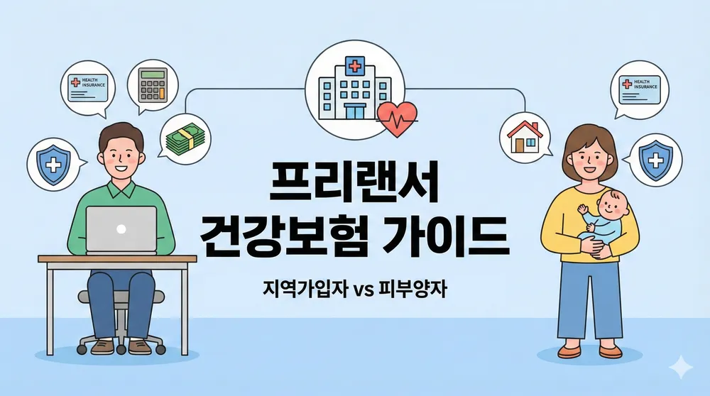 건강보험료 폭탄 피하기: 프리랜서 지역가입자 완전 정복