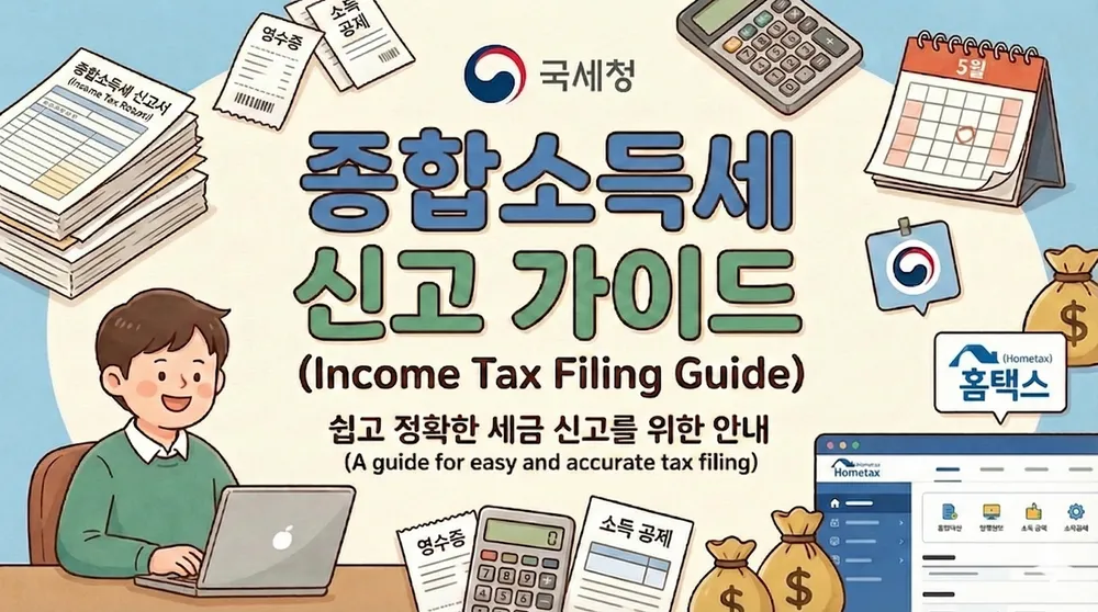 5월 종합소득세 신고, 프리랜서가 꼭 챙겨야 할 서류 5가지