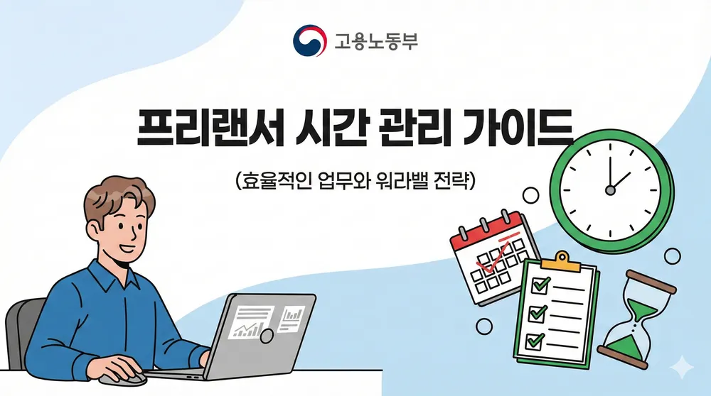 번아웃 예방을 위한 프리랜서 시간 관리 프레임워크